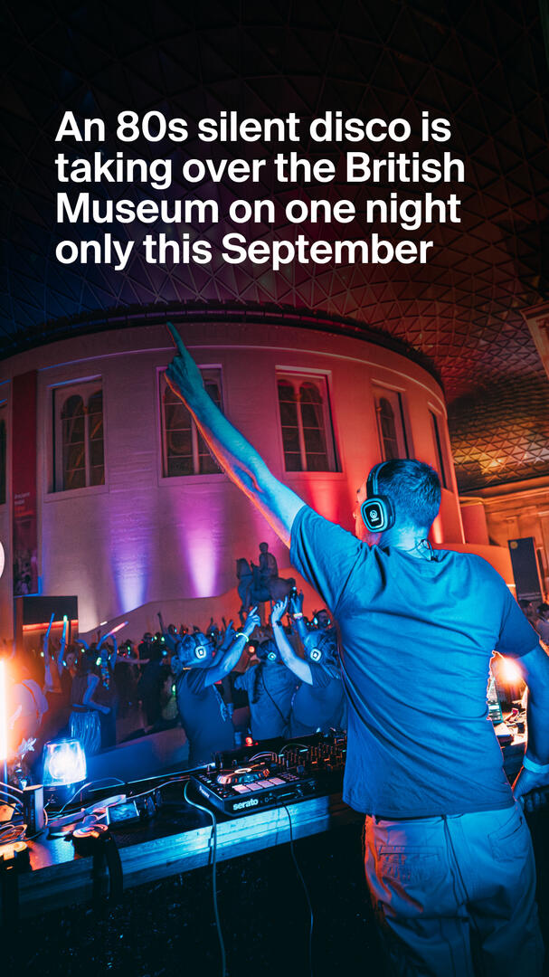Silent disco at the British Museum